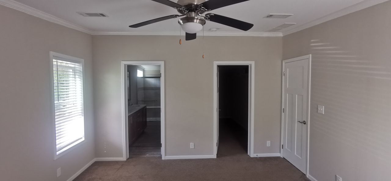 Post-delivery interior restoration for a double-wide manufactured home