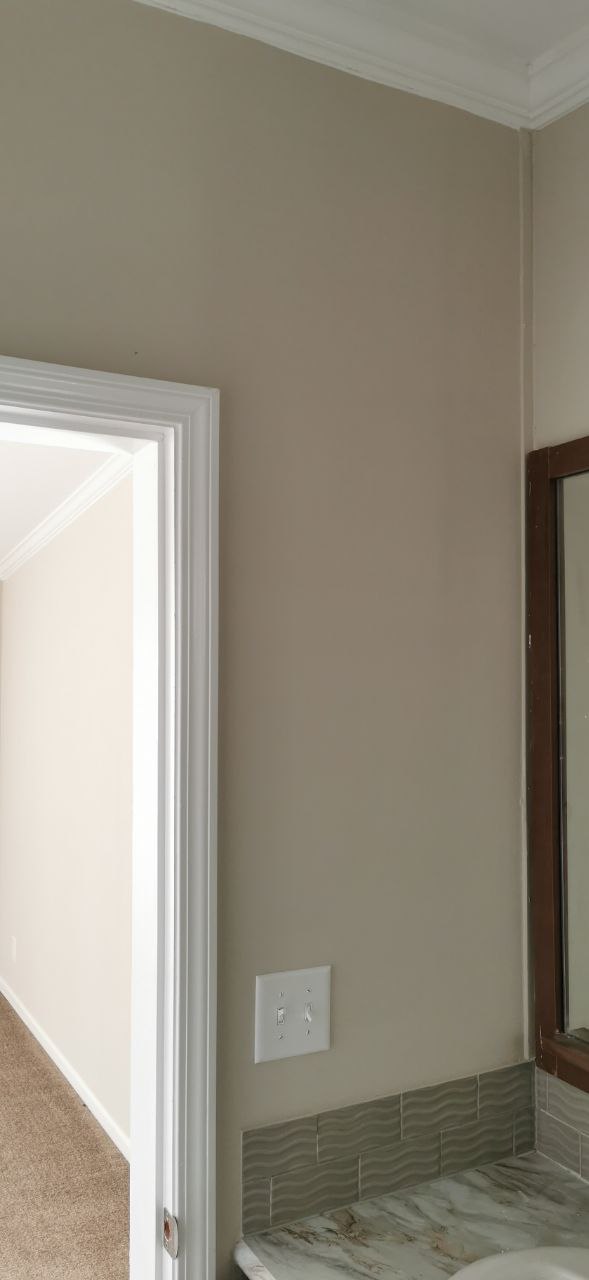 Post-delivery interior restoration for a double-wide manufactured home