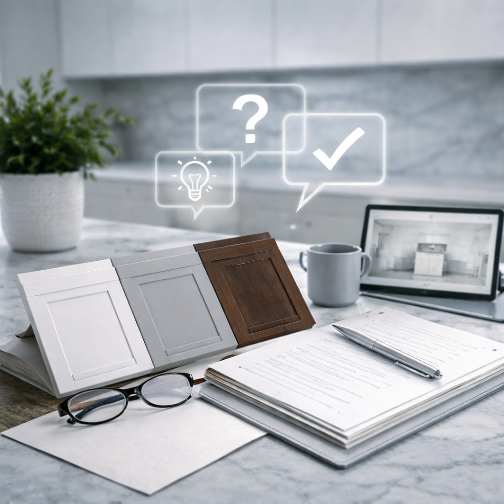 Frequently asked questions about semi custom kitchen cabinets and installation