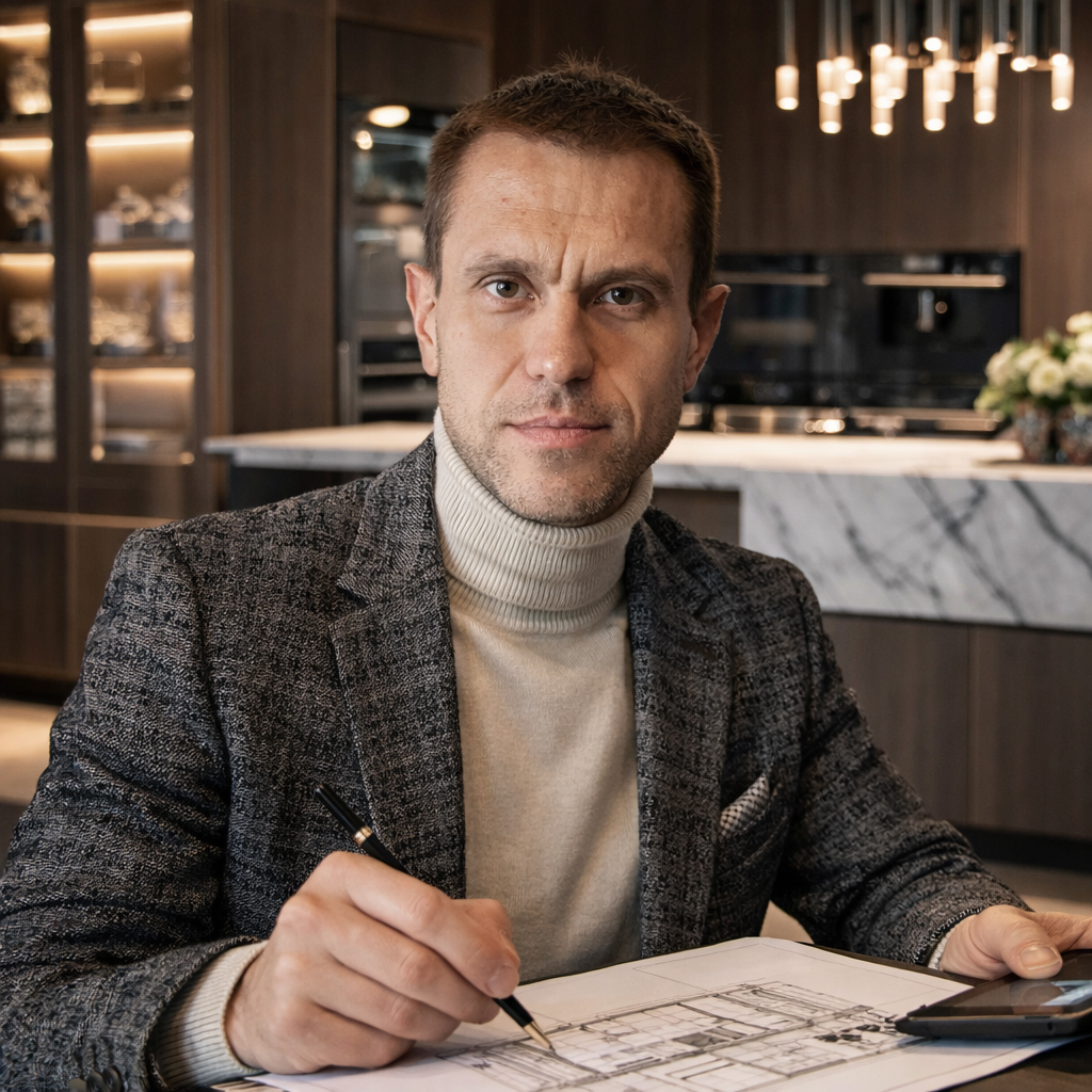 Custom kitchen cabinet engineering and layout design