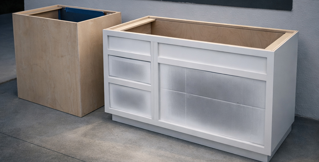 Kitchen cabinet painting for affordable kitchen upgrades